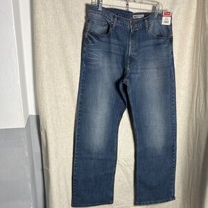 Wrangler Relaxed Boot Fit Blue Jeans 36x30